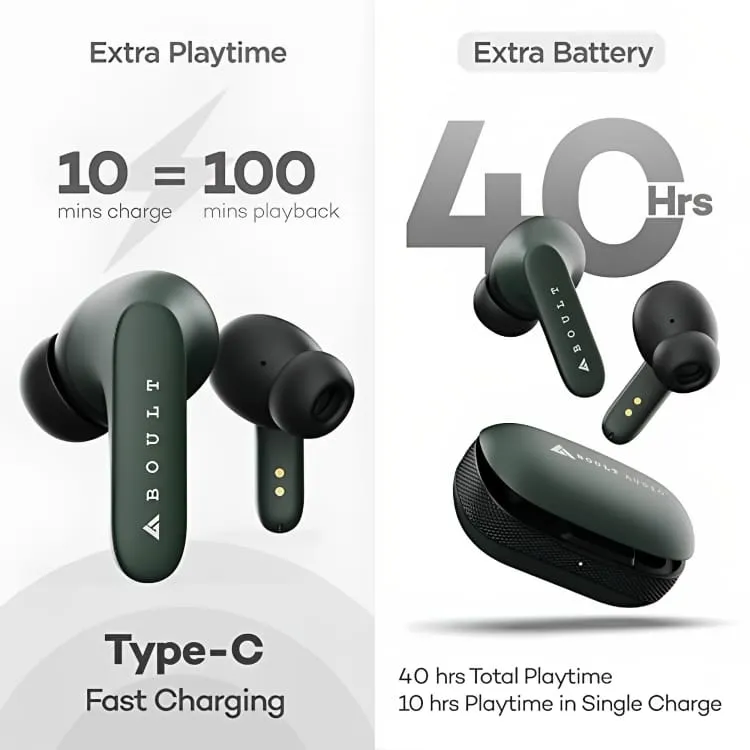 Boult Audio Z20 - Wireless Earbuds with Touch Controls
