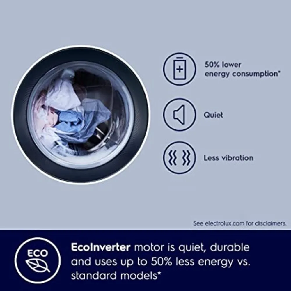 Electrolux 8kg 5 Star Vapor Wash Eco Inverter Fully Automatic Front Load Washing