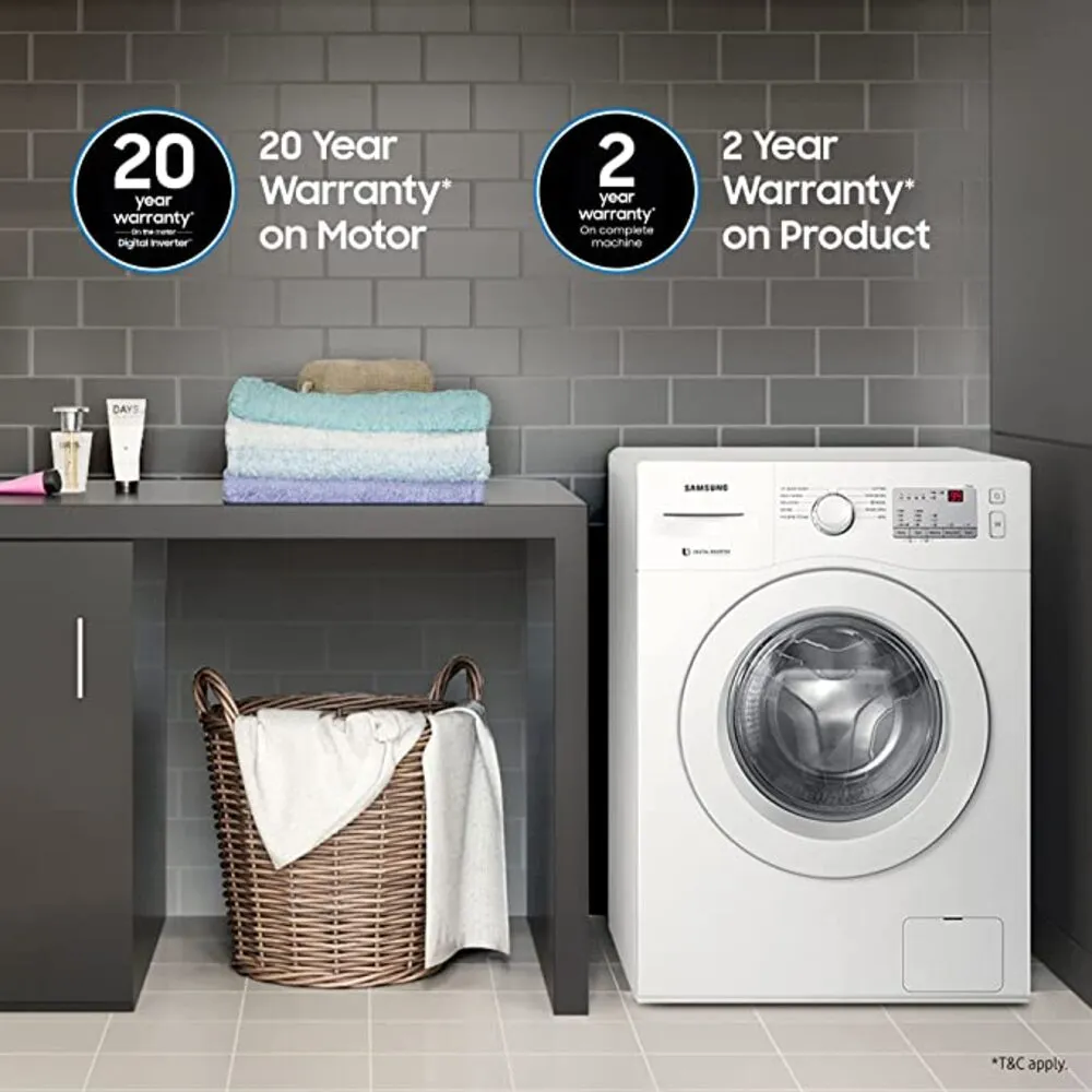 Samsung 6.0 Kg Inverter 5 Star Fully-Automatic Front-Loading Washing Machine