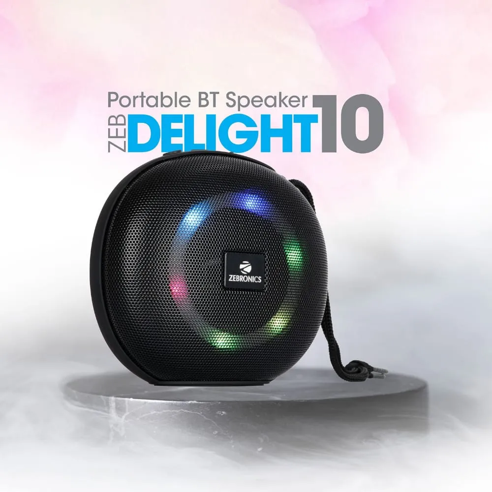 ZEBRONICS Zeb-Delight 10 - Best Bluetooth Speaker under 1000